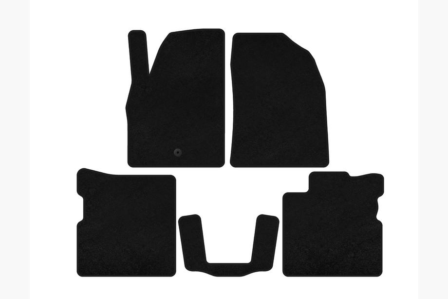 Chevrolet HHR 2005-2011 гг. Текстильные коврики Premium (Черный) Image