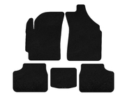 Daewoo Matiz 1998-2008 гг. Текстильные коврики Premium (Черный) фото 2