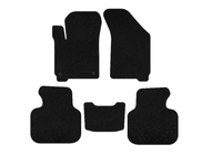 Dodge Journey 2008-2020 гг. Текстильные коврики Premium (2008-2011, Черный) фото 2