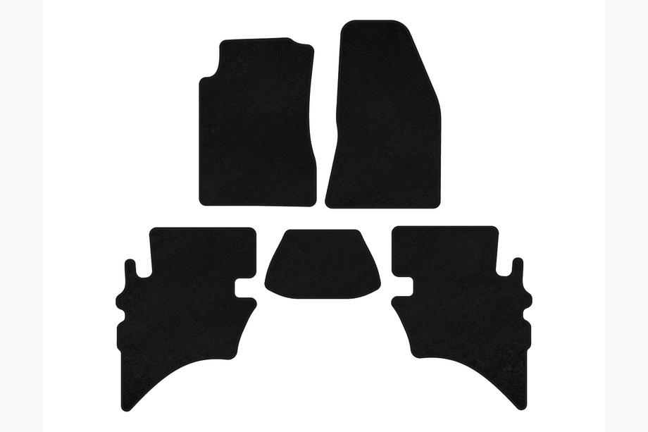 Ford Ranger 2002-2006 гг. Текстильные коврики Premium (Черный) Фото 2