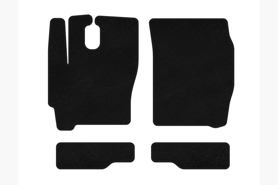 Iveco Eurocargo 2002-2008 гг. Текстильные коврики Premium (черные) Image