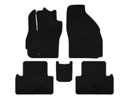 Mazda 5 2005-2009 гг. Текстильные Коврики Premium (2 ряда, 7-местный, Черный) фото 1
