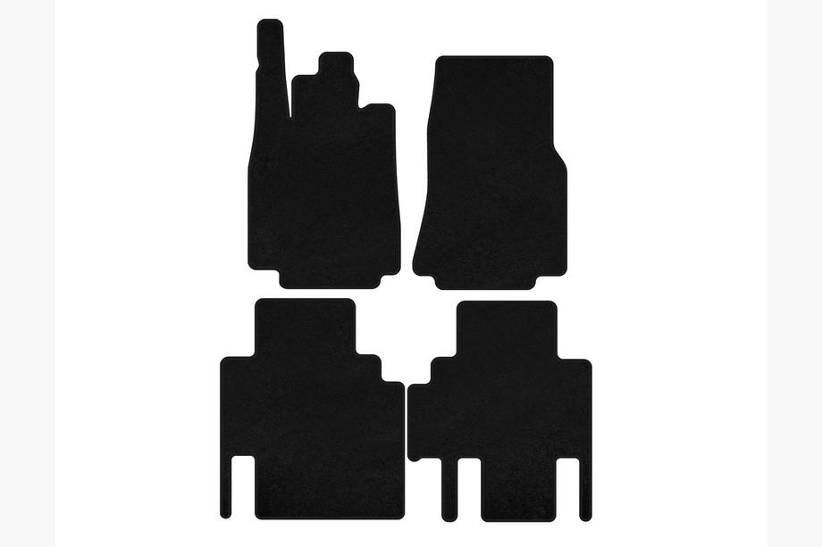 Mercedes Vaneo W414 2001-2005 гг. Текстильные коврики Premium (черные) Фото 1