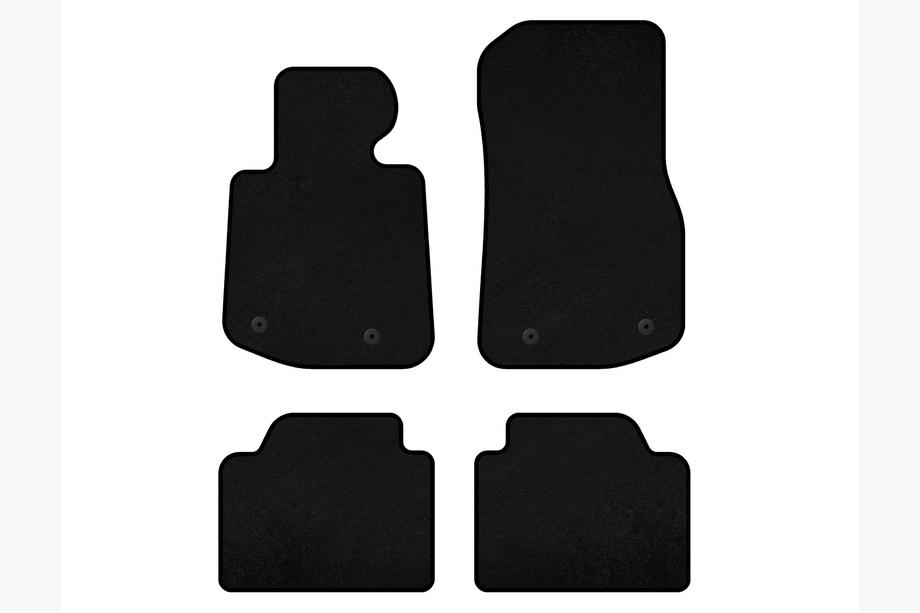 BMW 4 серия F32/F33/F36 2012-2020 гг. Текстильные коврики Classic V2 (Черный) Image