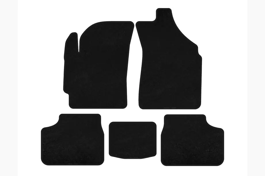 Daewoo Matiz 1998-2008 гг. Текстильные коврики Classic (Черный) Image