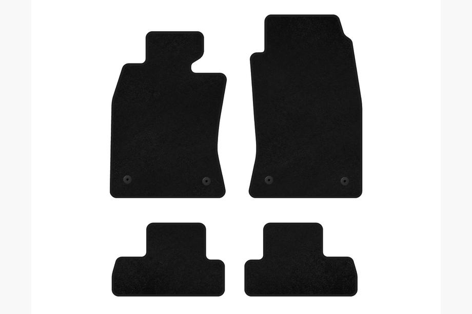 Mini Cooper R50/52/53 2000-2006 гг. Текстильные коврики Classic (для R50, черные) Фото 1