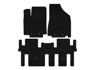 Nissan Pathfinder R52 2012-2021 гг. Текстильные коврики Classic (2 ряда, Черный) фото 1