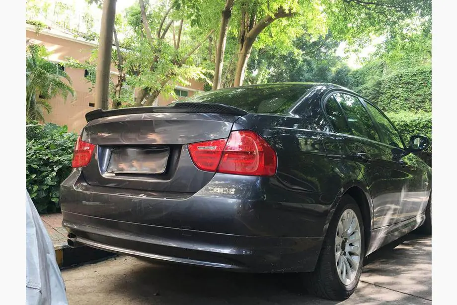 BMW 3 серия E90/E91 2005-2011 гг. Спойлер M4-Style (для E90, карбон) Фото 2
