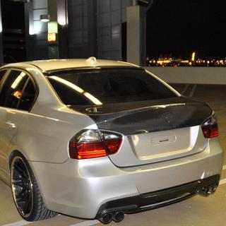 Спойлер CSL-Style (для E90 2005-2008, Карбон) BMW 3 серия E90/E91 2005-2011 гг. фото 2