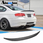 BMW 3 серия E90/E91 2005-2011 гг. Задний спойлер багажника FRP V7 (Coupe) фото 2