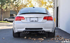 BMW 3 серия E90/E91 2005-2011 гг. Задний спойлер багажника FRP V7 (Coupe) фото 3
