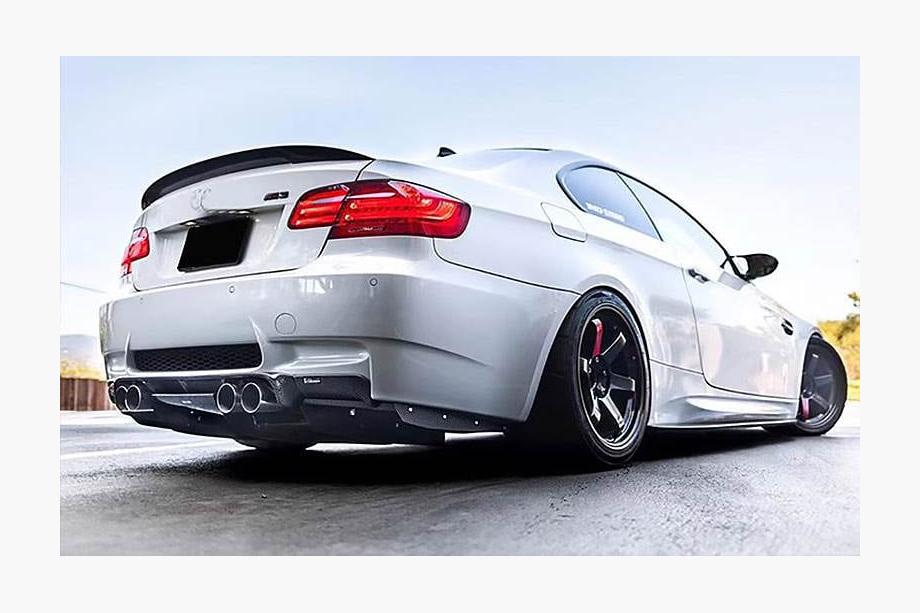 BMW 3 серия E90/E91 2005-2011 гг. Задний спойлер багажника FRP V7 (Coupe) Фото 4