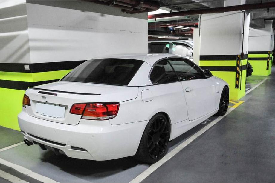 BMW 3 серия E90/E91 2005-2011 гг. Спойлер крышки багажника Carbon V2 (Кабриолет) Фото 5