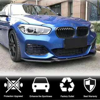 Передний лип-спойлер V1 для M-Sport 2015-2019, Карбон фото 2