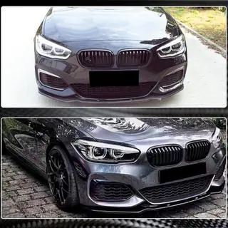 Передний лип-спойлер V1 для M-Sport 2015-2019, Карбон фото 3