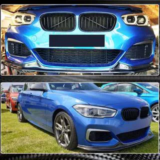 Передний Лип-спойлер V3 для M-Sport 2015-2019, Карбон фото 4