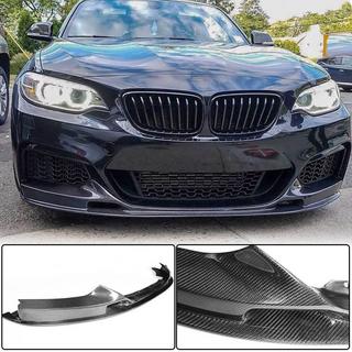 Передняя губа бампера V2 (для F22/23 M-Sport, Карбон) BMW 2 серия F22/F23 2014-2021 гг. фото 2
