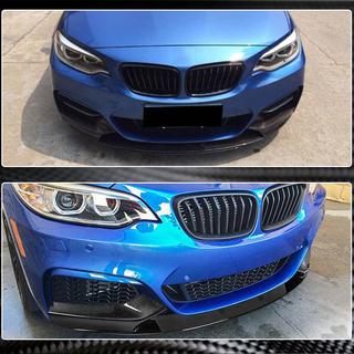 Передний Лип-Спойлер V3 для F22/23 M-Sport, Карбон BMW 2 серия F22/F23 2014-2021 гг. фото 2