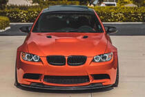 BMW 3 серия E92/E93 2006–2013 гг. Передний бампер Лип Hamman-Style V1 для M3, Карбон фото 2