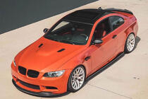 BMW 3 серия E92/E93 2006–2013 гг. Передний бампер Лип Hamman-Style V1 для M3, Карбон фото 3