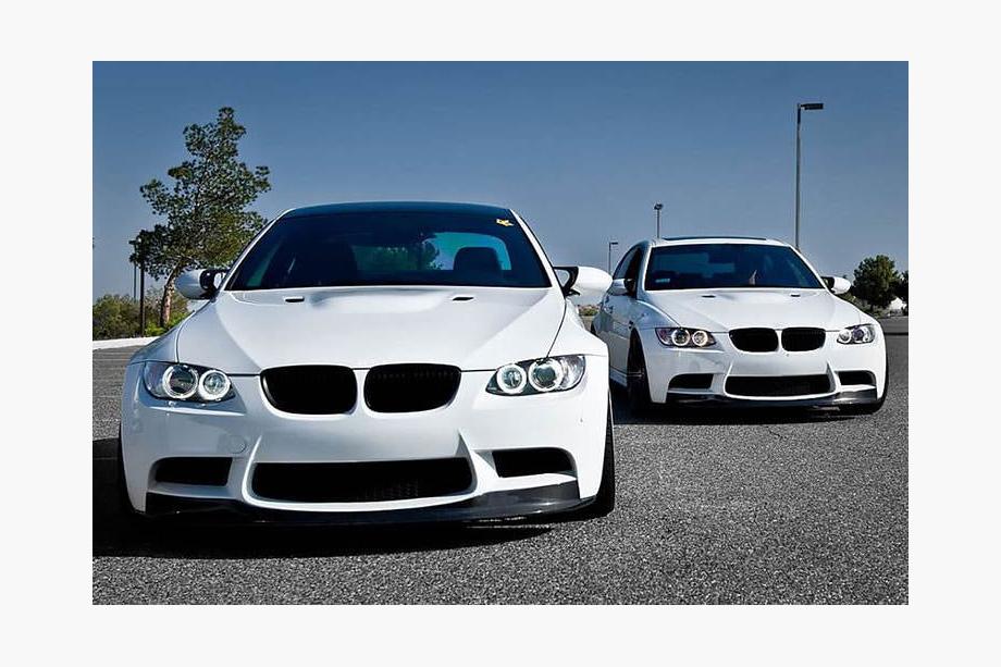 BMW 3 серия E92/E93 2006–2013 гг. Передний бампер Лип AK-Style для M3, Карбон Фото 2