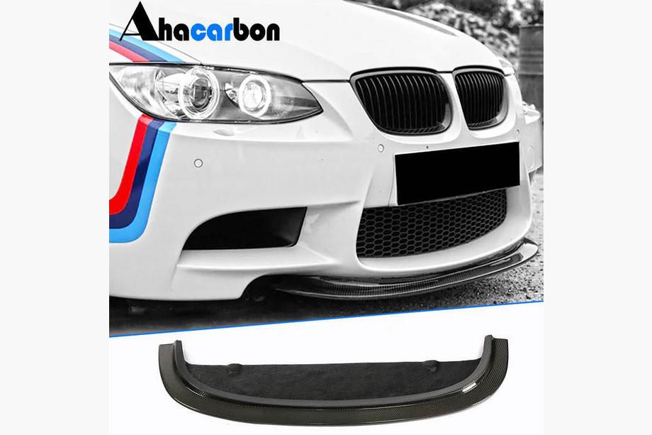 BMW 3 серия E92/E93 2006–2013 гг. Передняя губа бампера V6 (для M3, Карбон) Фото 1