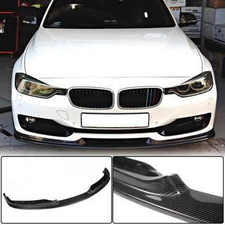 Передний бампер Лип спойлер (для F30 Base 2012-2015, Карбон) BMW 3 серия F30/F31 2012-2019 гг. фото 1