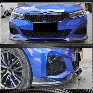 Передний Бампер Лип AC-Style (для M-Sport 2018-2022, Карбон) фото 3