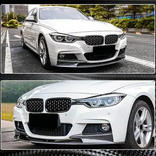 Передний Лип-спойлер V3 для F10 M-Sport, Карбон фото 3