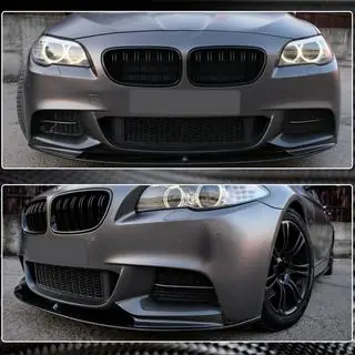 Передний Лип-спойлер V3 для F10 M-Sport, Карбон фото 4