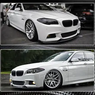 Передний Лип V2 для F10 M-Sport, Карбон фото 4
