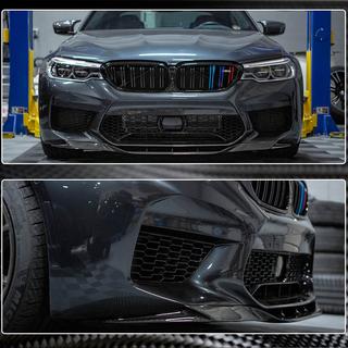 Передний Бампер Лип V4 для M5 F90 2017-2020 Карбон BMW 5 серия G30/G31 2017–2023 гг. фото 4