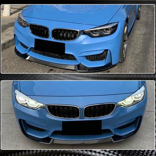 Передний бампер лип V8 для F80, карбон BMW 3 серия F30/F31 2012-2019 гг. фото 3