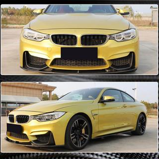 Накладка на передний бампер Lip V13 (для F82/F83, Карбон) BMW 4 серия F32/F33/F36 2012-2020 гг. фото 3