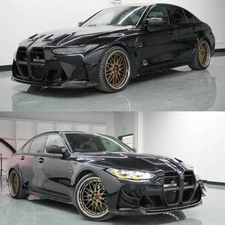 Передний бампер Лип V1 для G82/G83, карбон BMW 4 серия G22/23/26 2020- гг. фото 2