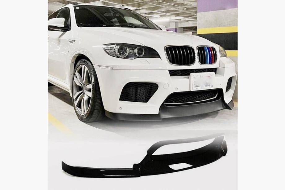 BMW X6 E71 2008–2014 гг. Передняя губа бампера FRP (для X6M 2010-2014) Фото 1