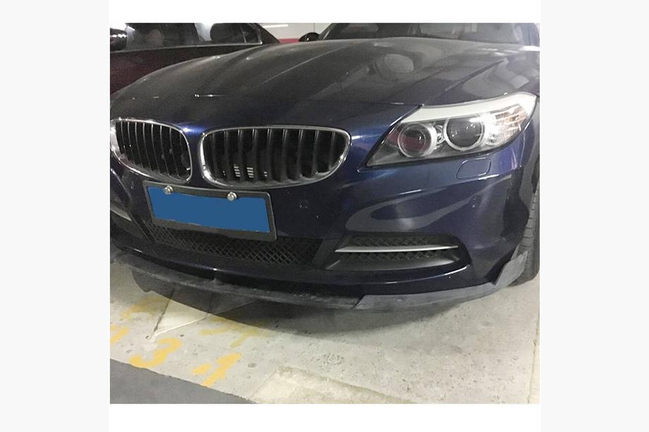 BMW Z4 (E89) 2009-2016 гг. Накладка на передний бампер Lip (2009-2013, Карбон) Фото 3