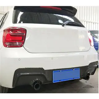 Диффузор заднего бампера для M-Sport 2011-2015, Карбон фото 3