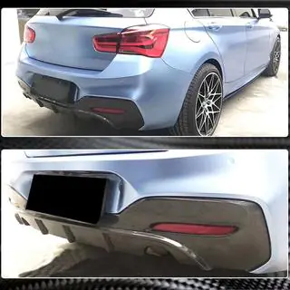 Диффузор заднего бампера (для M-Sport 2015-2019, Карбон) фото 3