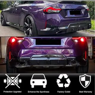 Диффузор заднего бампера V2 (для M-Sport, Карбон) фото 2