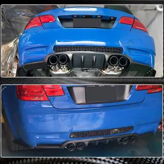 Задний диффузор Hamann-Style (для M3, Карбон) фото 3