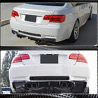 BMW 3 серия E90/E91 2005-2011 гг. Диффузор заднего бампера V-Style (для M3, Карбон) фото 3