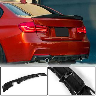 Задний Диффузор Бампера V1 для F30 M-Sport, Карбон BMW 3 серия F30/F31 2012-2019 гг. фото 2
