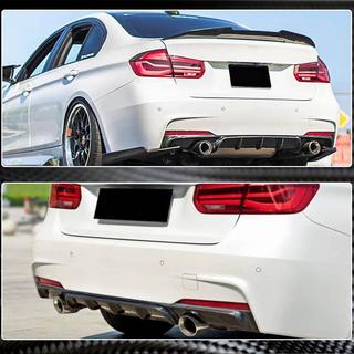 Задний Диффузор Бампера V1 для F30 M-Sport, Карбон BMW 3 серия F30/F31 2012-2019 гг. фото 4