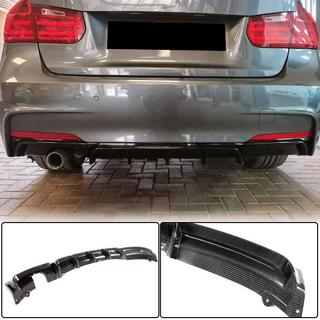 Диффузор заднего бампера V3 (для F30 M-Sport, Карбон) BMW 3 серия F30/F31 2012-2019 гг. фото 1