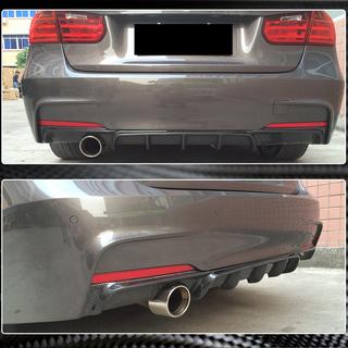 Диффузор заднего бампера V3 (для F30 M-Sport, Карбон) BMW 3 серия F30/F31 2012-2019 гг. фото 2