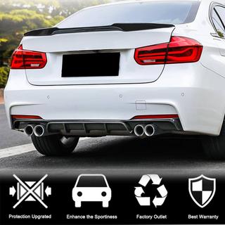 Диффузор заднего бампера V4 (для F30 M-Sport, Карбон) BMW 3 серия F30/F31 2012-2019 гг. фото 3