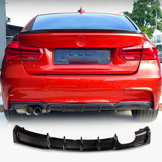 Задний диффузор V5 для F30 M-Sport, Карбон BMW 3 серия F30/F31 2012-2019 гг. фото 1