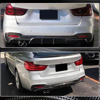 Задний Диффузор Бампера V1 для M-Sport, Карбон BMW 3 серия F34 2013–2020 гг. фото 4