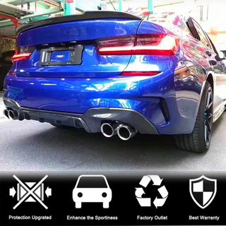 Диффузор заднего бампера V4 для M-Sport 2018-2022, Карбон BMW 3 серия G20/G21 2018- гг. фото 2